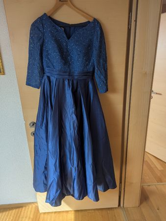 JJ's House Abendkleid, Gr. 40, Dunkelblau, wie neu!