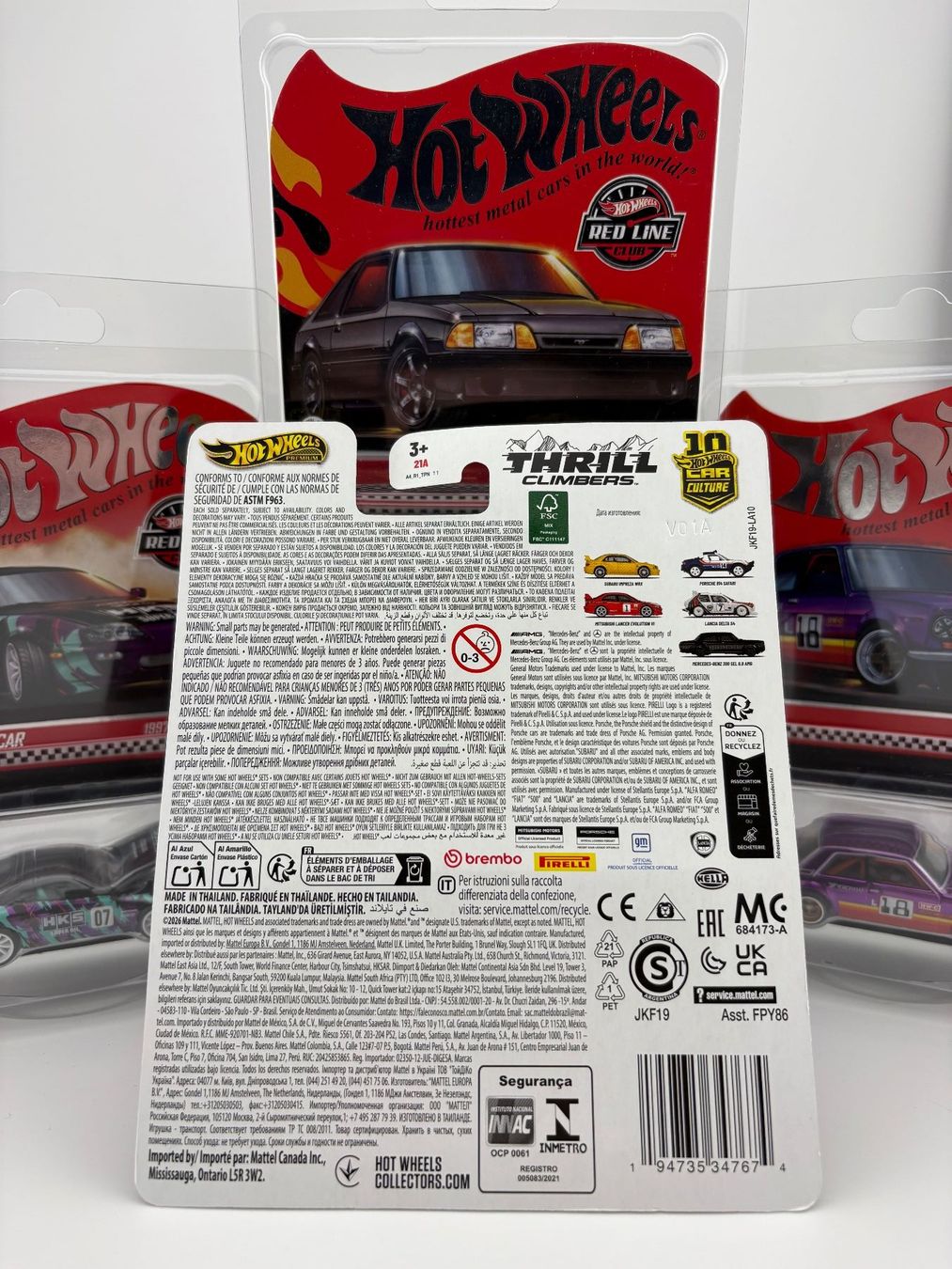 Hot Wheels Voitures modèles: Hot Wheels Mitsubishi Lancer Evolution VI Thrill Climbers – Neuf avec emballage d'origine à Flawil par HeisseReifen 5