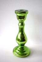 Gr. Kerzenständer grün gross hoch 32 cm