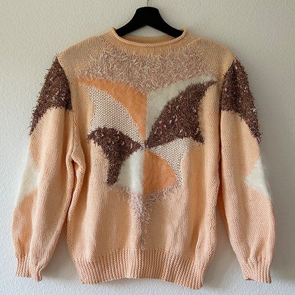 Pullover & Sweatshirts: APRICOT | Handgestrickter Pullover S | Strickpulli Vintage – Gebraucht aus Engelburg von Rmueller