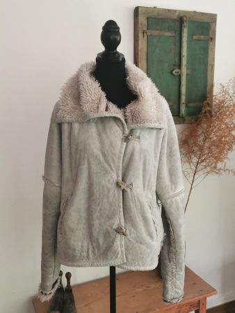 Nile tolle Winter Jacke im Shearling Look Gr. L