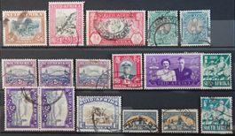 Südafrika British Lot mit alten Werten VI