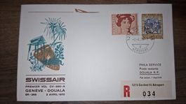 Swissair Geneve - Douaa 02.04.1970