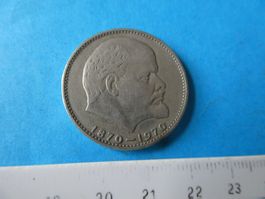 Russland 1970, 1 Rubel  Sondermünze Lenin
