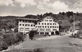 Walchwil am Zugersee, Pension Aesch, gelaufen 1961