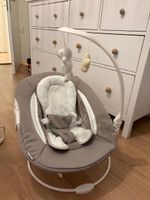 Hauck Babywippe mit Spielbogen grau/weiss gebraucht