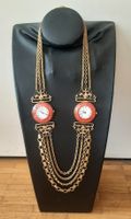 Collier sautoir avec montres Montoise 1970