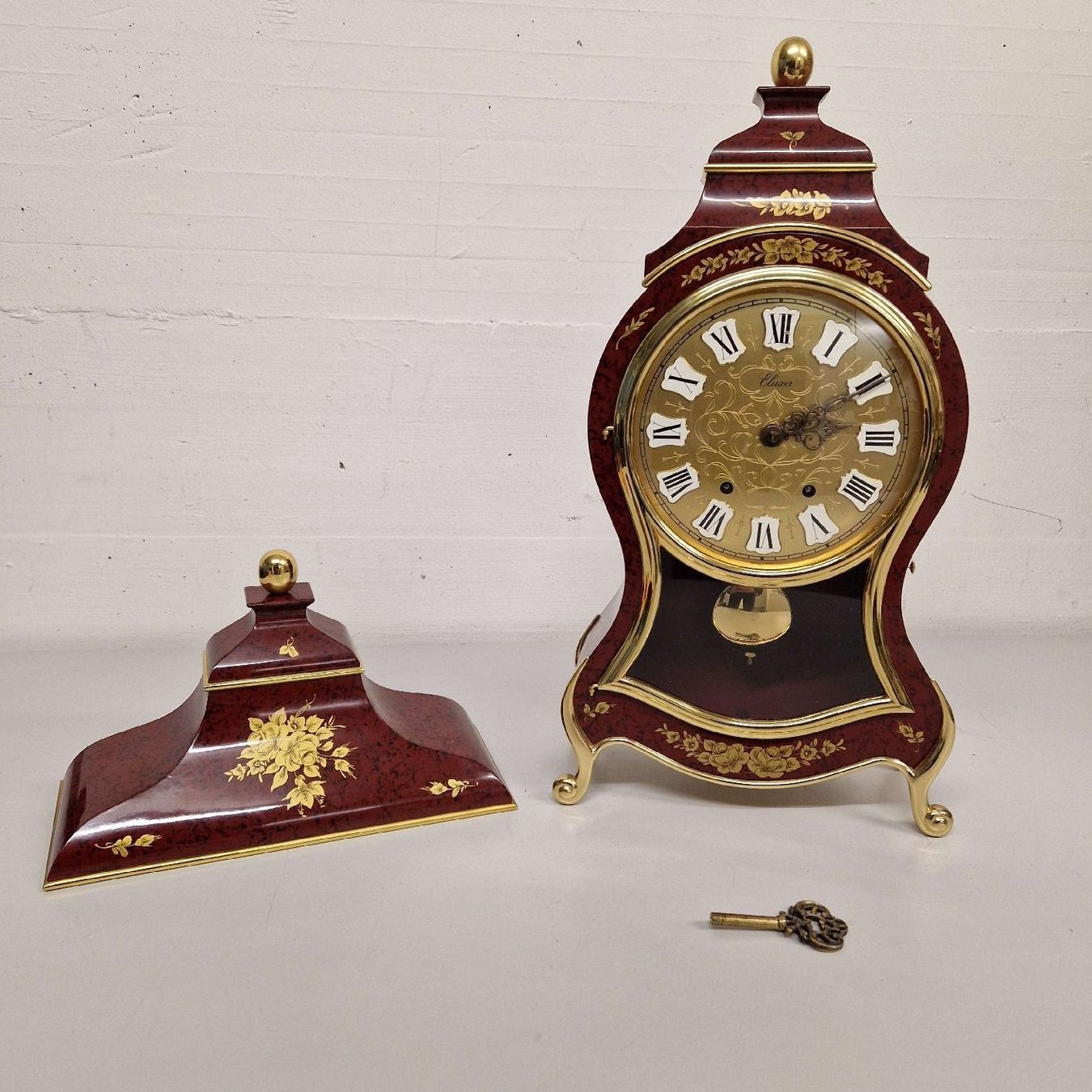 Orologi da terra & Orologi da parete: Pendule Eluxa mit Schlüssel_defekt – Difettoso da Bern venduto da latrouvaillebern