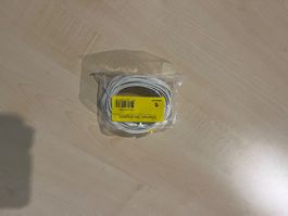 Neues Ethernet Kabel, 5m (Gigabit), Weiss, Originalverpackt