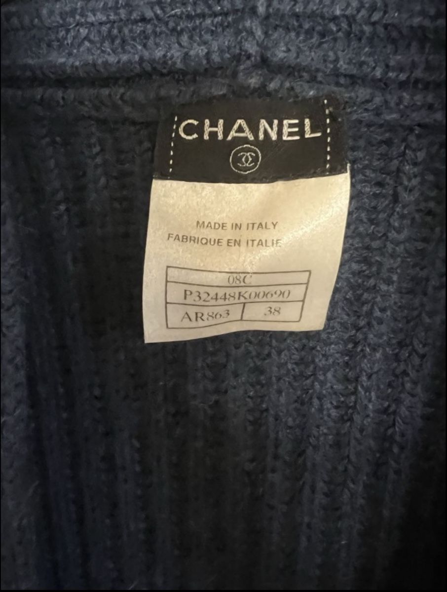 Chanel Vestiti: Chanel 2008 Strickkleid mit Logo, Gr.38 – Usato da Zürich venduto da NNK28 6