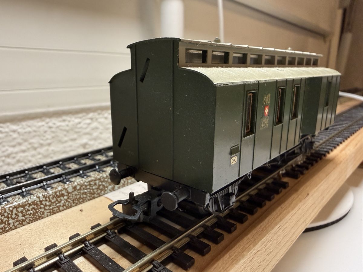 SBB/CFF/FFS Modellini di ferrovie: Packetwagen SBB H0 – Difettoso da Schaffhausen venduto da Danilo-86 1