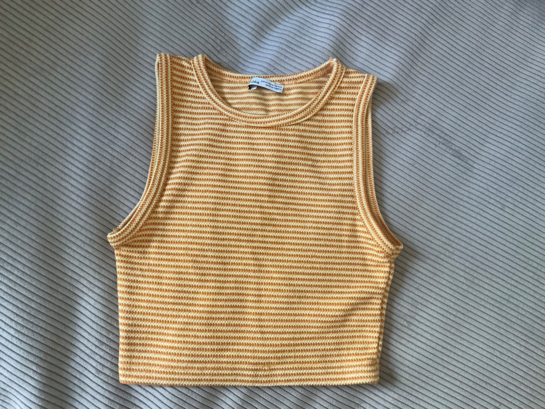 Bershka T-shirt: Crop Top gestreift XS – Usato da Zürich venduto da lisa.alessia93