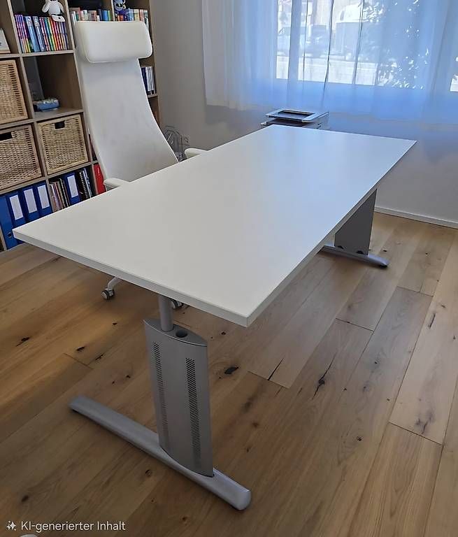 Scrivanie: Hochwertiger Bürotisch - weiss – Usato da Wängi venduto da let_5rbx