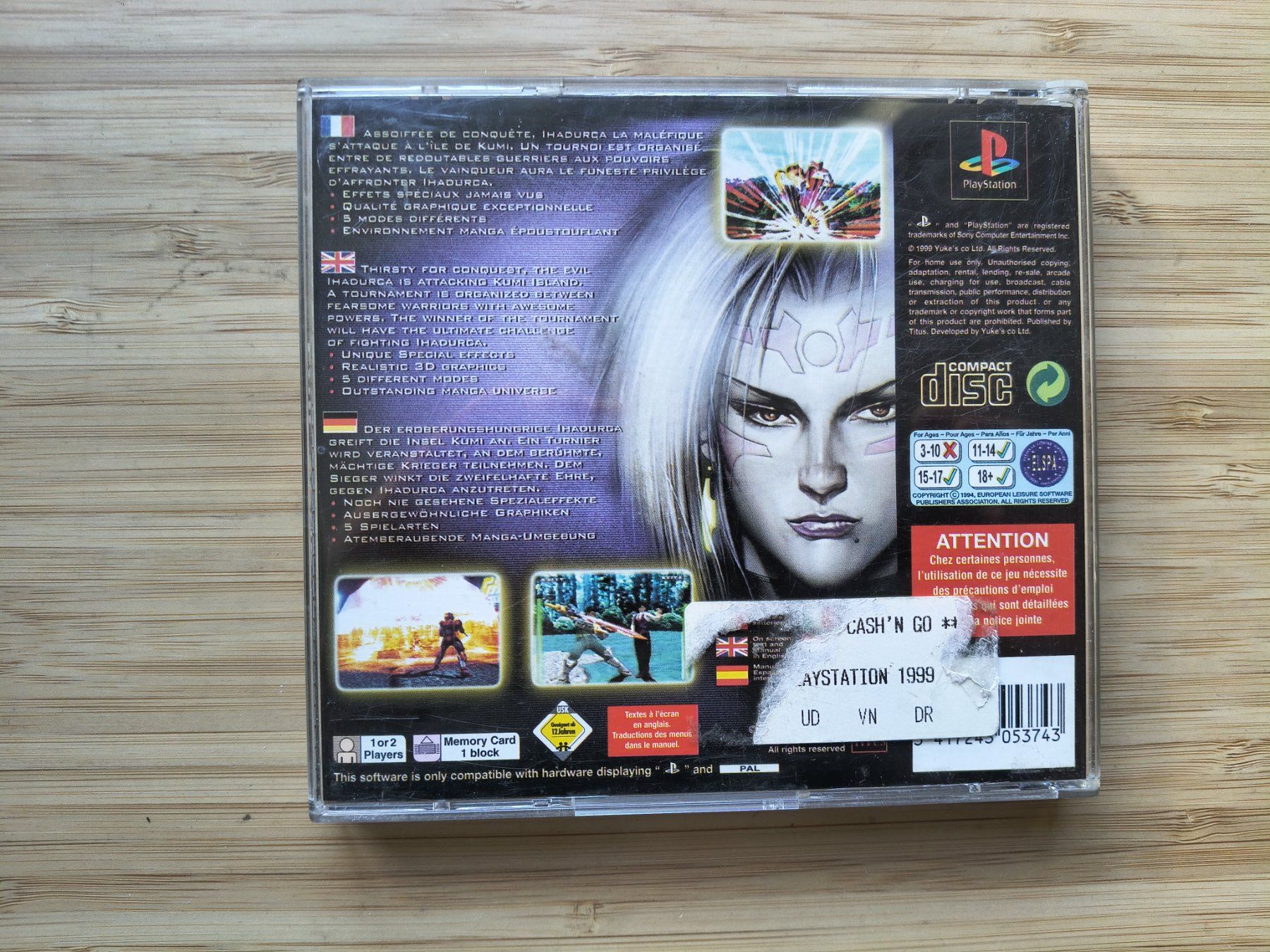 Giochi: Evil Zone (PS 1) – Usato da Riedholz venduto da ste_96cd 1
