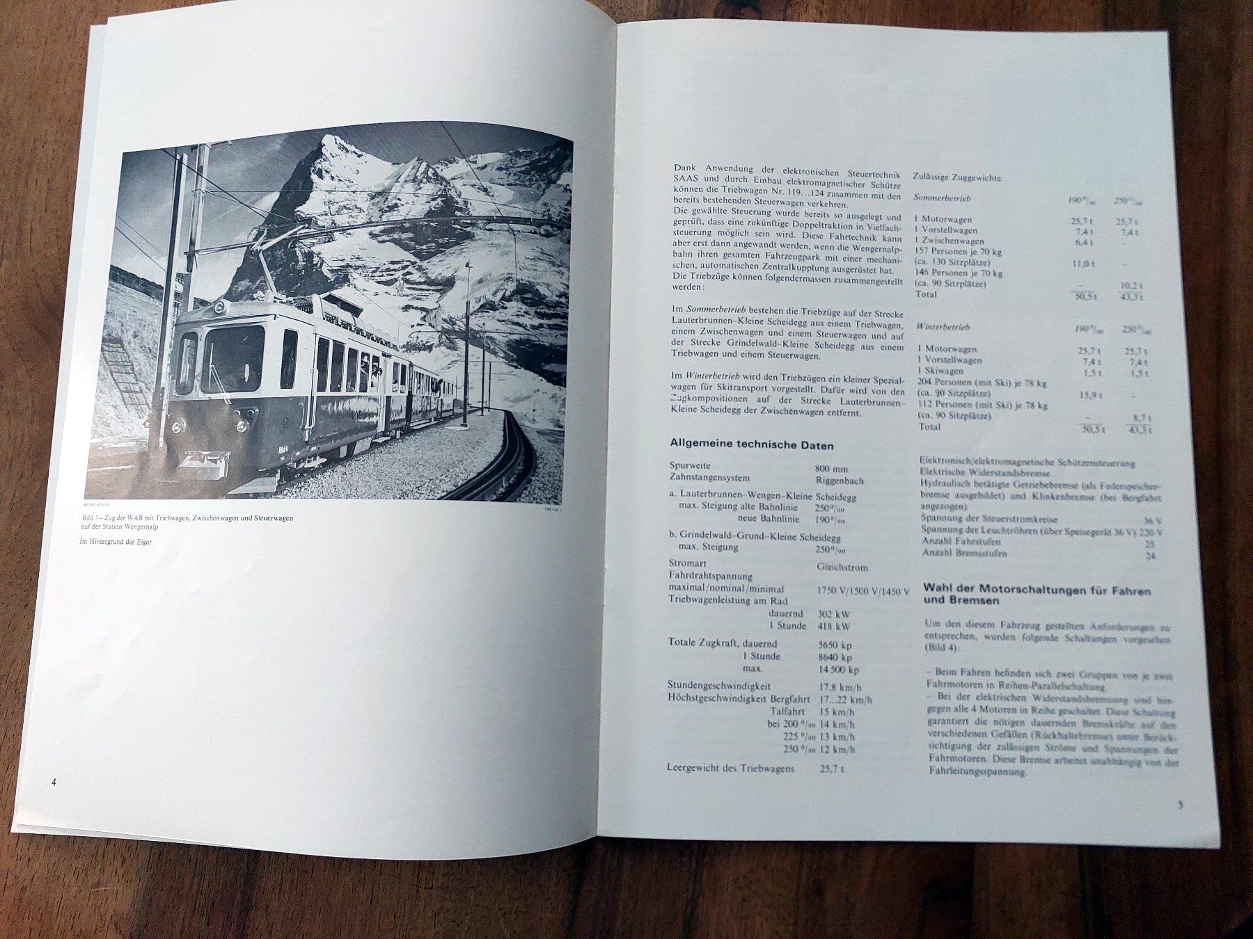 Riviste & Magazine: Wengernalpbahn - Sécheron 1972 – Usato da Schönenwerd venduto da Steidi 2