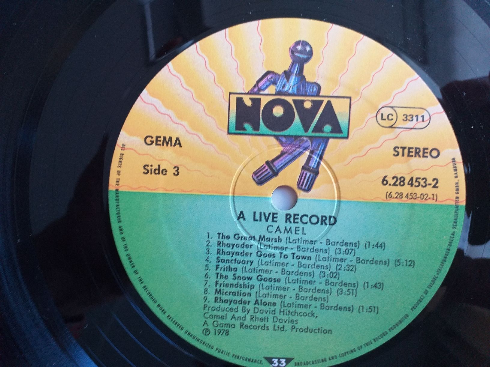 Schallplatten: Camel A Live record – Gebraucht aus Zürich von markus234 8