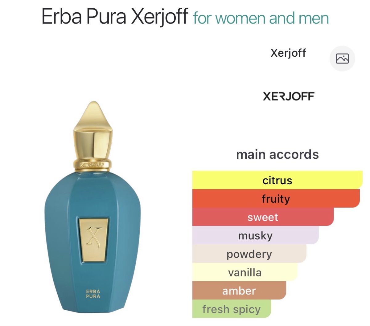 Xerjoff Profumi & Eau de Toilette: Xerjoff Erba Pura – Usato da Nyon venduto da Marta_SK86 1