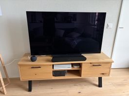 TV-Lowboard Holzoptik mit zwei Schranktür en sehr guter Zust
