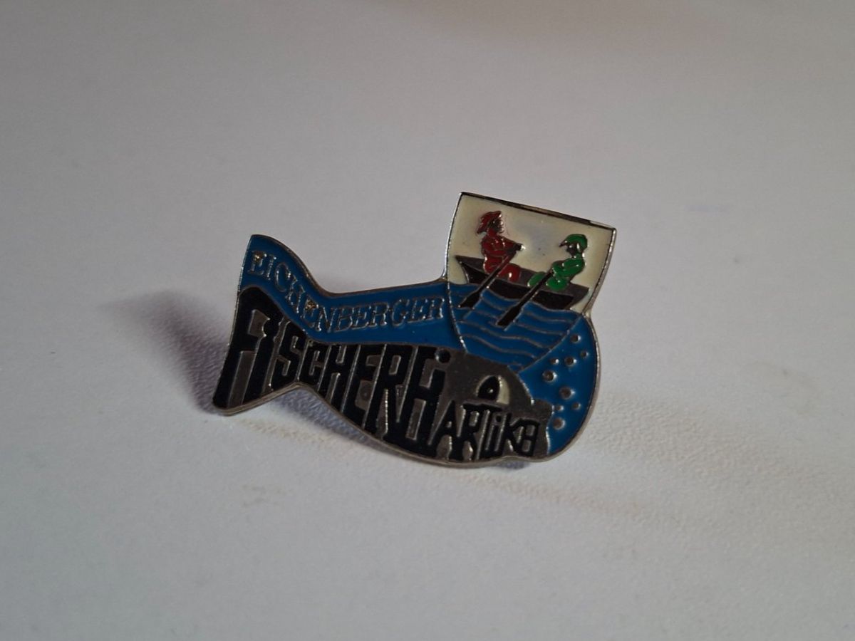 Plaquettes & Badges: Pin "Eichenberger Fischereiartikel – D'occasion à Erlinsbach par pfunky