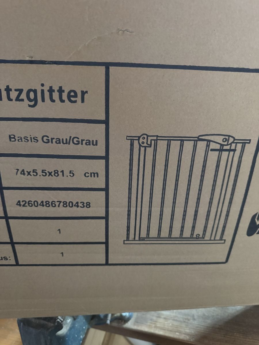 Sicherheit: Schutzgitter Basis Grau 74x5.5x81.5 cm neu – Gebraucht aus Maisprach von ch.belk 1