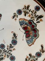 Wunderschöner handbemalter Teller (Schmetterlinge)
