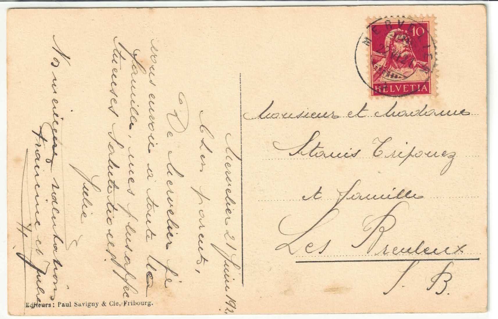 Cartes postales: Mervelier - Vue generale – D'occasion à Ettingen par Kartenplanet 1