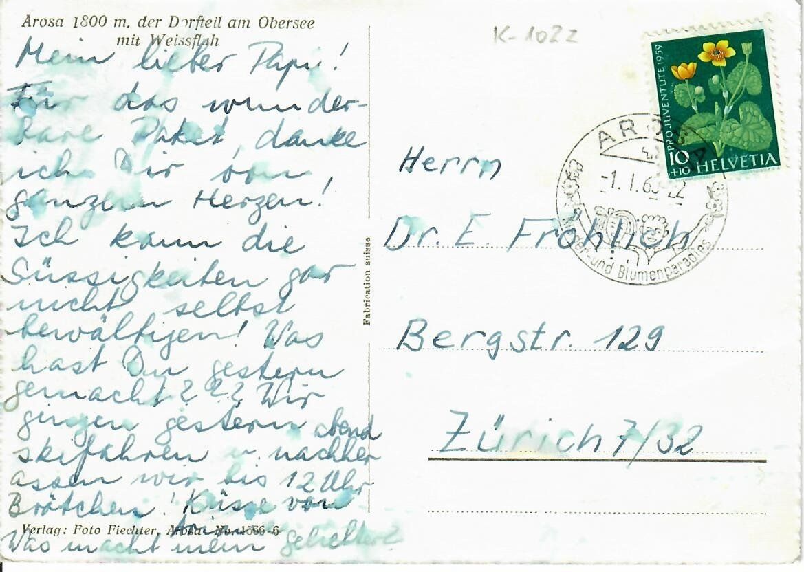 Cartoline postali: Arosa – Usato da Hochdorf venduto da Ziegel-16 1