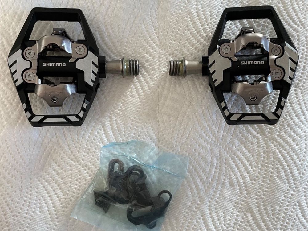 Pédales Shimano Deore XT PD-M737 VTT - Vintage, Sans Clips, état Correct