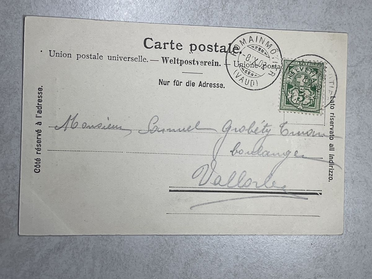 Cartoline postali: Alte Ansichtskarte Romainmôtier, – Usato da Strengelbach venduto da Aschatan5 1