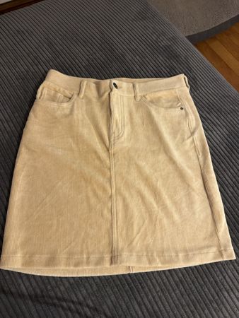 Cordrock beige UP2 Fashion Damen Grösse S neu