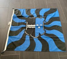 Keller Fahne Kanton Aargau, 100x100 cm, Superflag Material