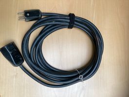 Verlängerungskabel, CH-Stecker Typ 13, Schwarz,