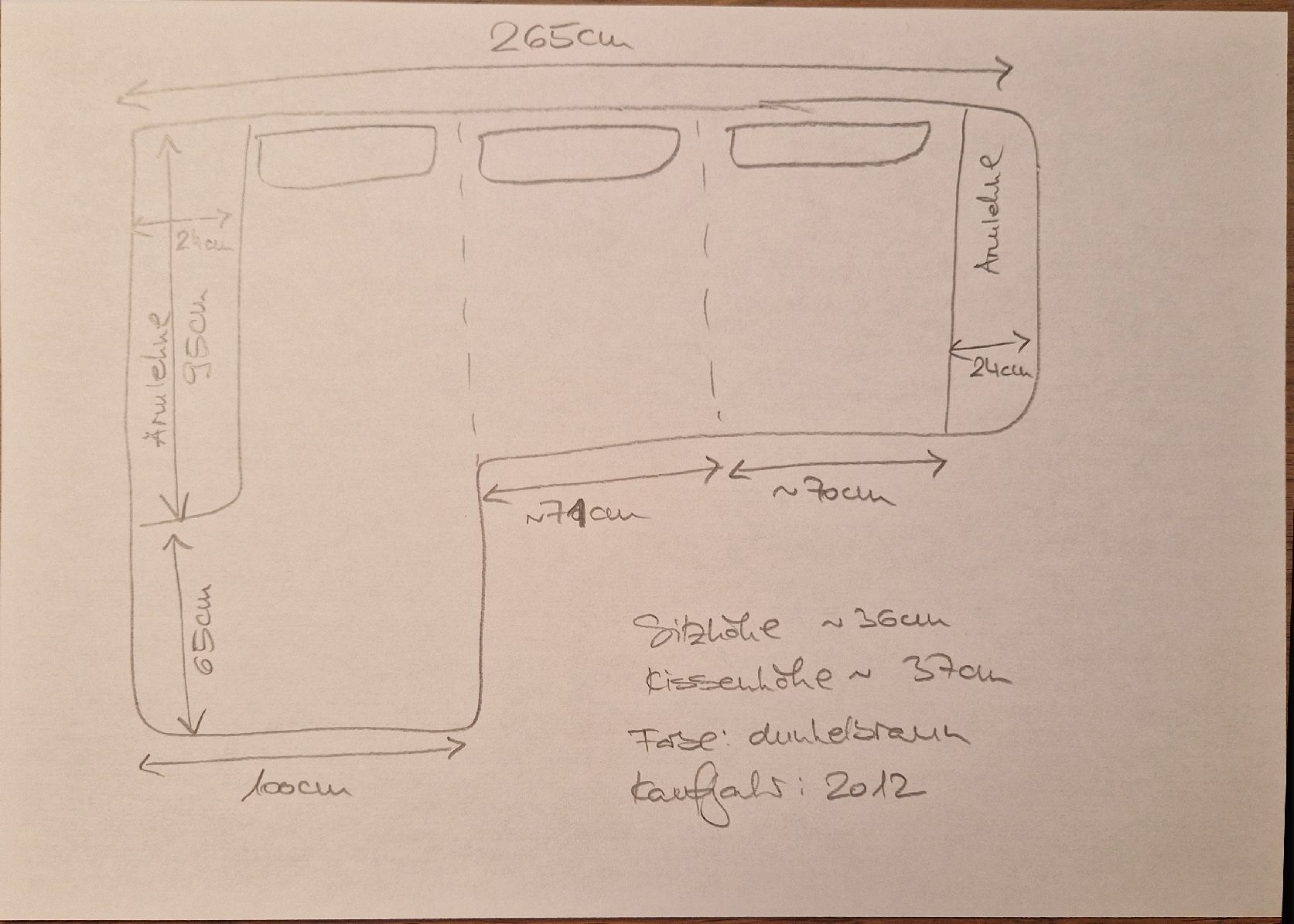 Sofas: Ledersofa – D'occasion à Binningen par anj_sm68