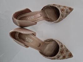 Leder LODI Schuhe , beige, 40
