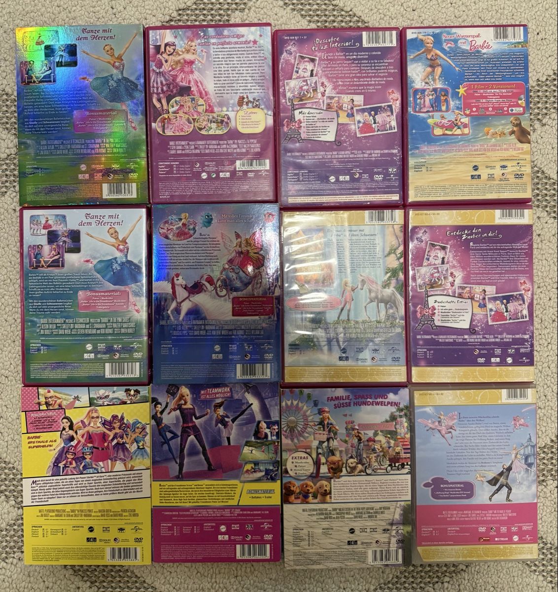 Alle DVDs: 12 Barbie DVD – Gebraucht aus Heerbrugg von elj_9tbt 1
