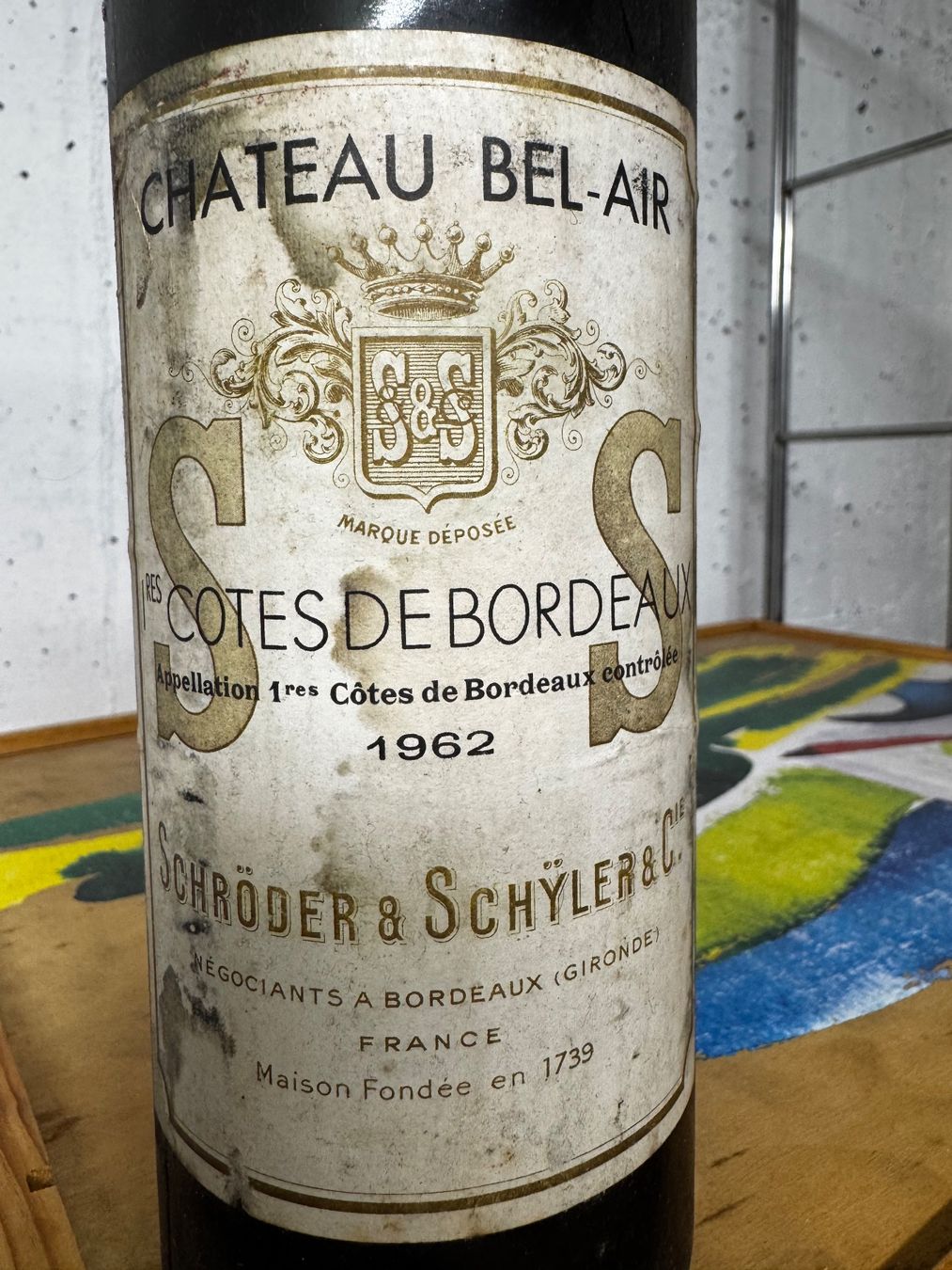 Vino: Château Bel-Air 1962 – Nuovo (secondo la descrizione) da Langenthal venduto da vully30