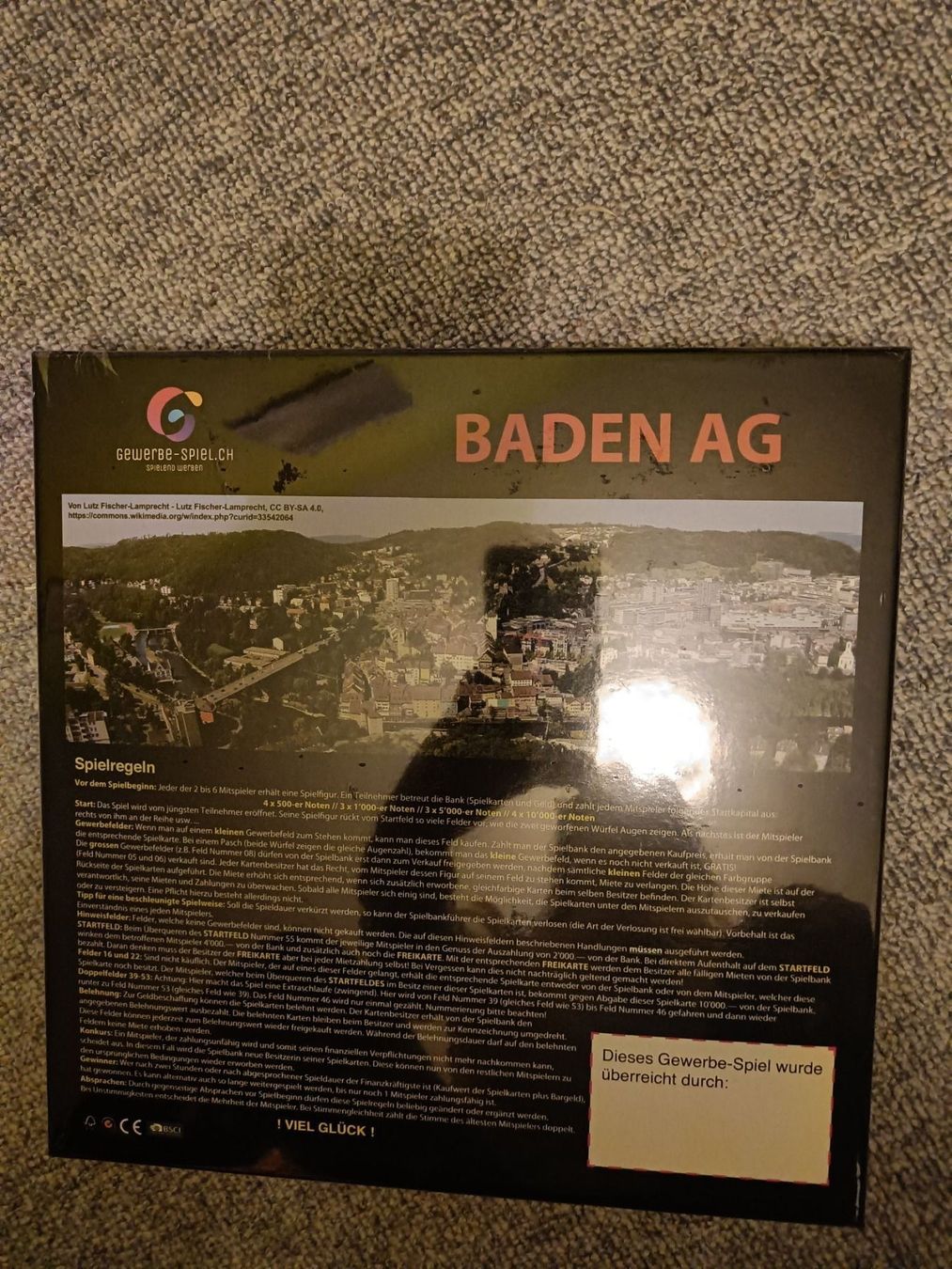Giochi: Baden Gewerbespiel – Nuovo e nell'imballaggio originale da Jaberg venduto da urig17. 1