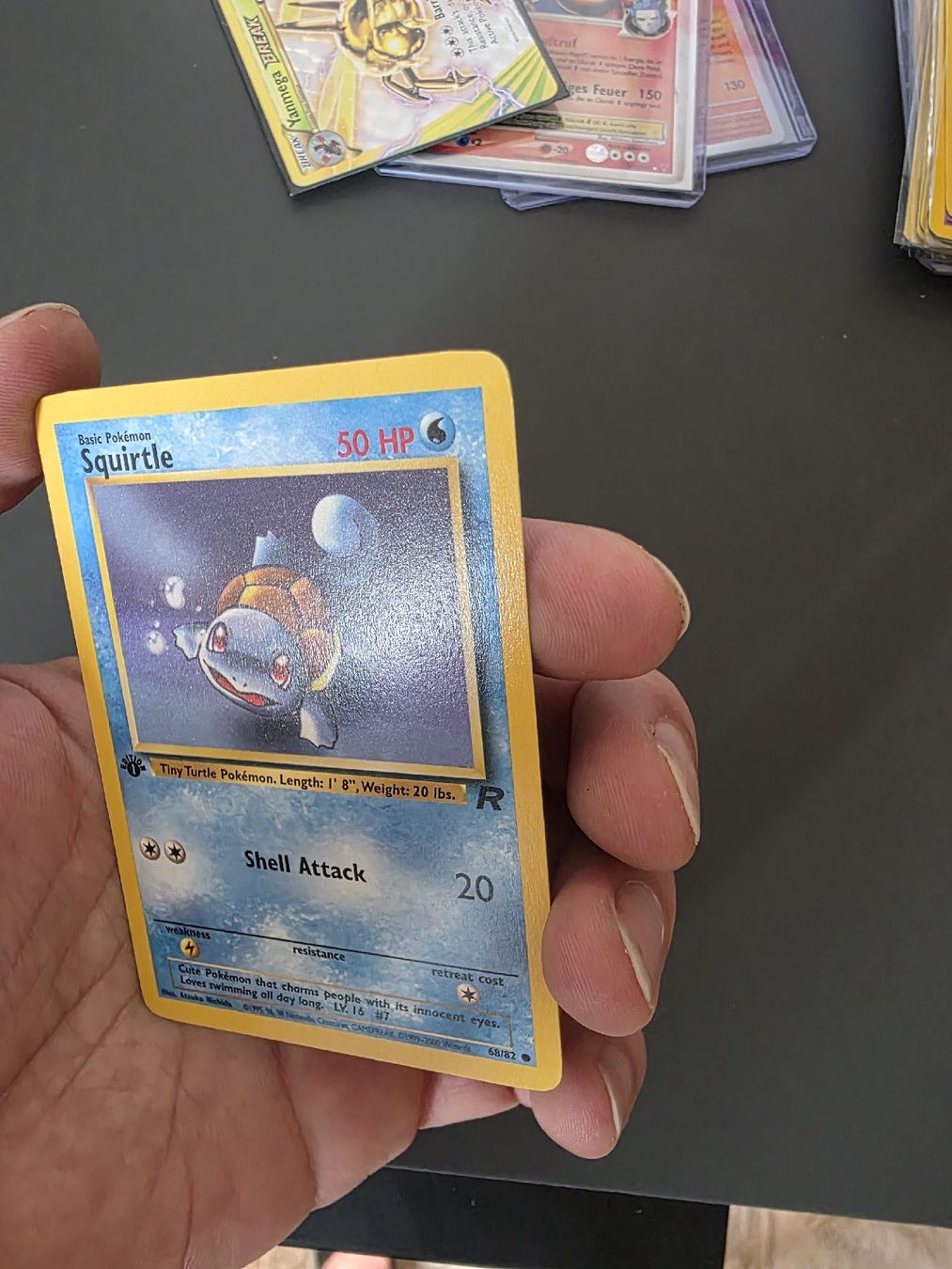 Pokémon Carte collezionabili: Pokemon Squirtle 1. Edition Team Rocket – Usato da oberbuchsiten venduto da thug4 1