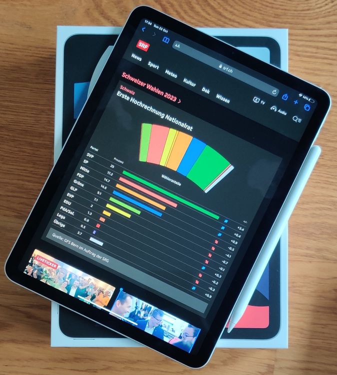 APPLE IPad Air 4 Gen Silver 64GB Mit Pencil 2 Gen Kaufen Auf Ricardo