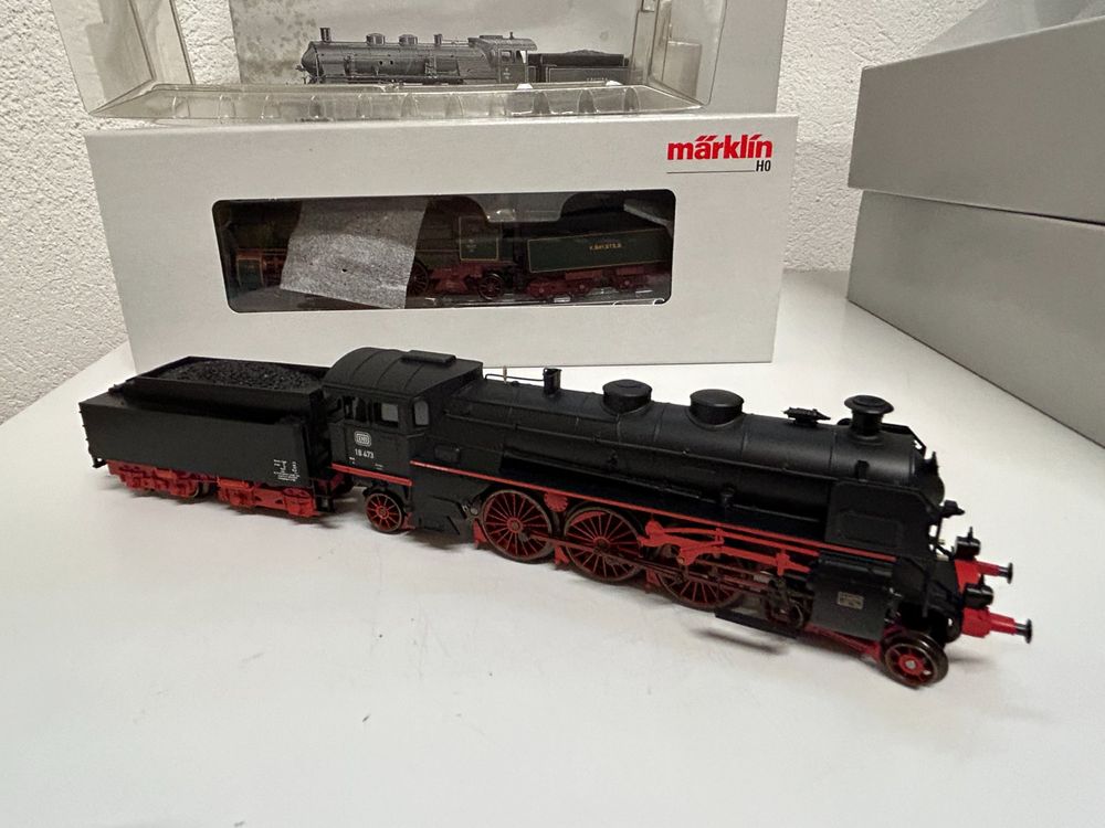 MARKLIN 37187 - H0 - SET 2 LOCOMOTIVES S 2/6 - 18.4 - EP III