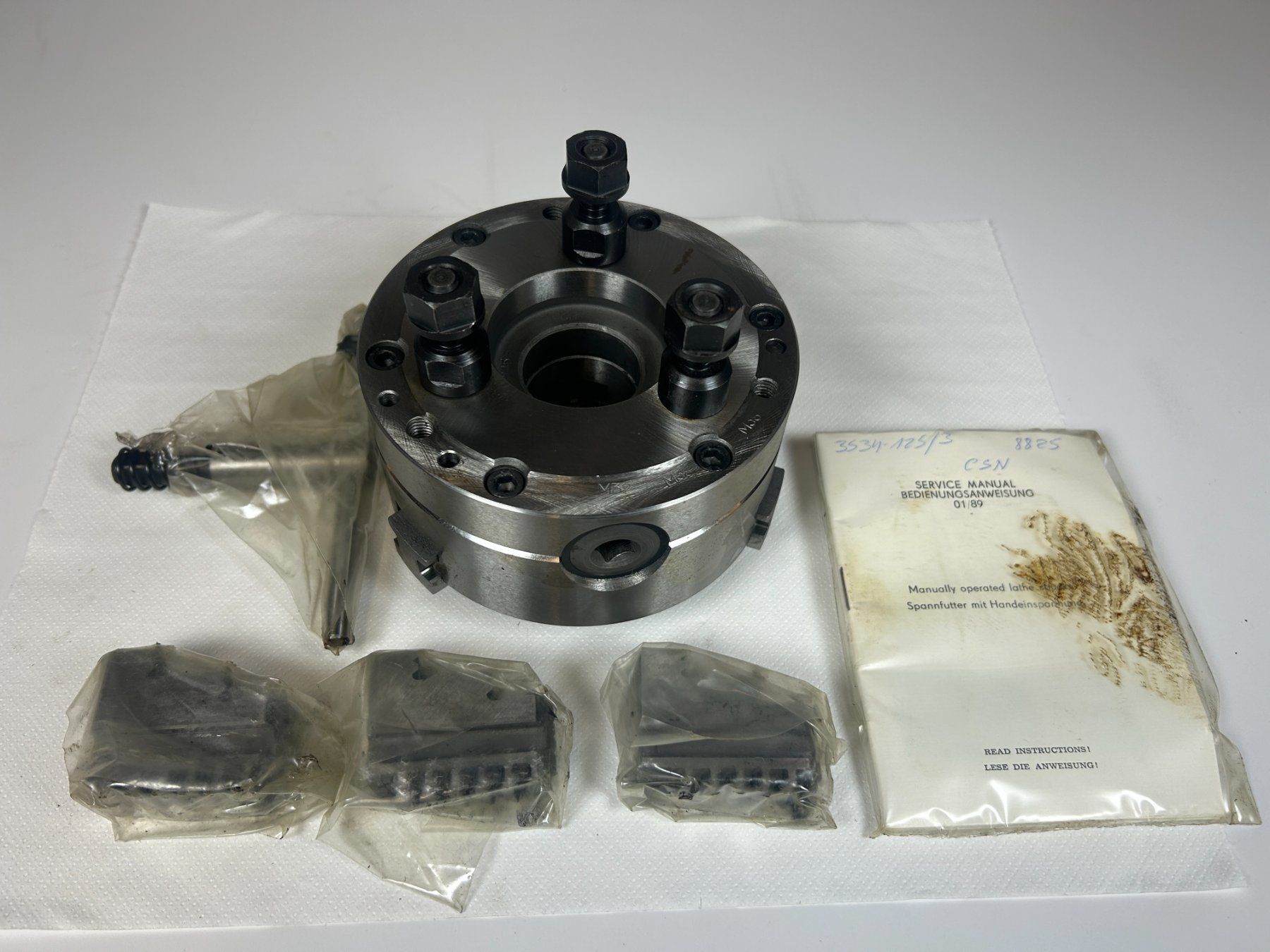 Tutti gli attrezzi: FORKARDT 3CSN-125-J3 Backenfutter Neu/OVP – Nuovo e nell'imballaggio originale da Rothenfluh venduto da BitterlinPartner 7