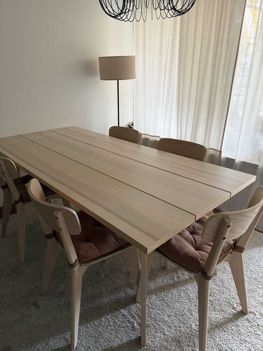 Ikea Set di tavolo e panche: Esstisch mit 6 Stühlen – Nuovo (secondo la descrizione) da Bergdietikon venduto da sim_rg8v 2