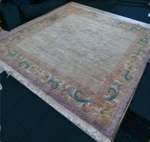 Orientteppich Nepal Tibet 200x200cm,  Wolle, Vintage 