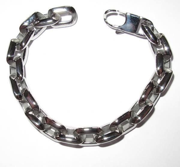 Armbänder & -reifen: Chromstahl - Armband Bracelet Armkette – Neu (gemäss Beschreibung) aus Schwanden GL von UHRKNALL