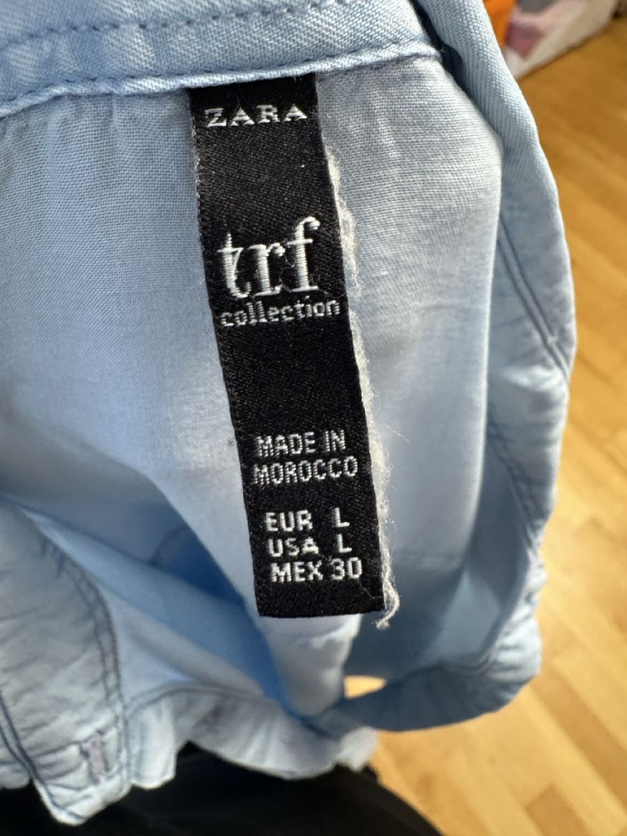 Zara Chemisiers: Zara TRF Hemd, hellblau, Gr. L – D'occasion à Baden par Linda46 3