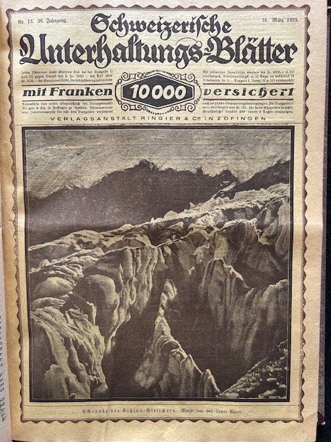 Riviste & Magazine: Schweizerische Unterhaltungsblätter, 1923, top – Usato da Bern venduto da oregonzwei 7