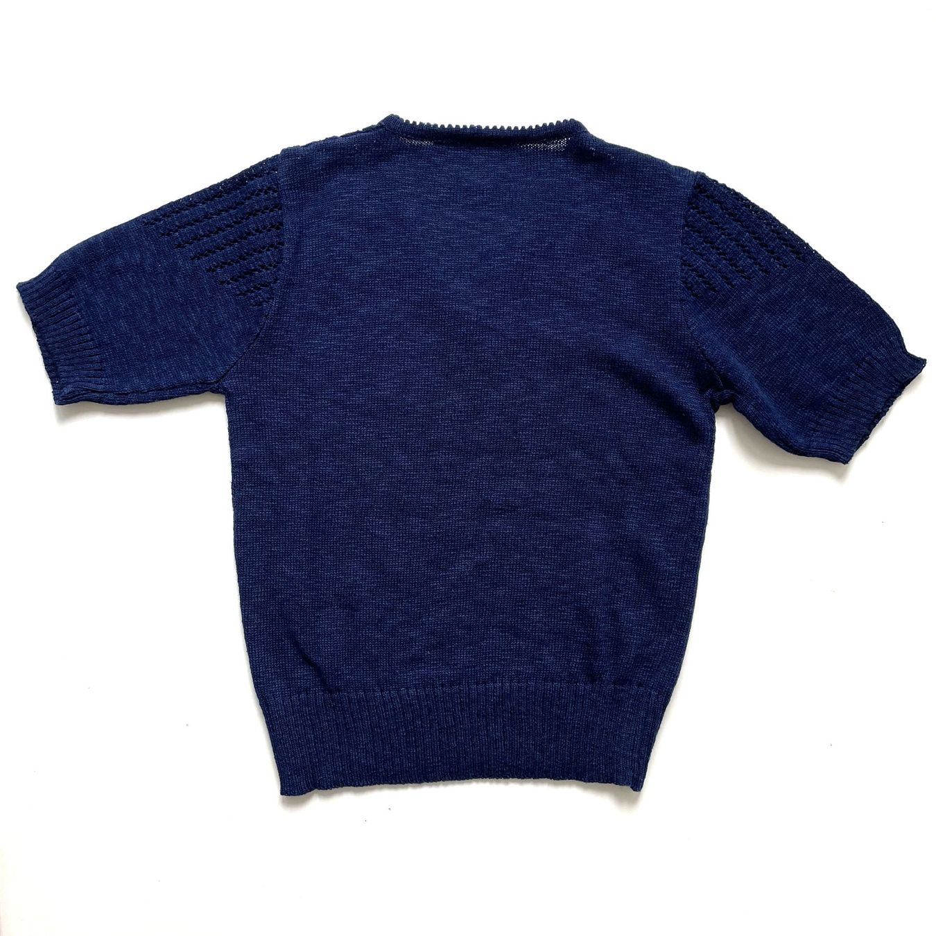 Pullover & Sweatshirts: Pullover Strick Gr. S dunkelblau La Mode jeune Italy 1960s – Neu (gemäss Beschreibung) aus Brüttisellen von Buxus 2