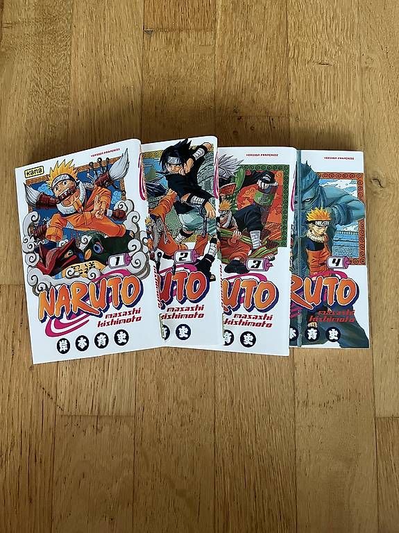 BD: Naruto tome 1-4 – D'occasion à La Tour-de-Peilz par Nartan