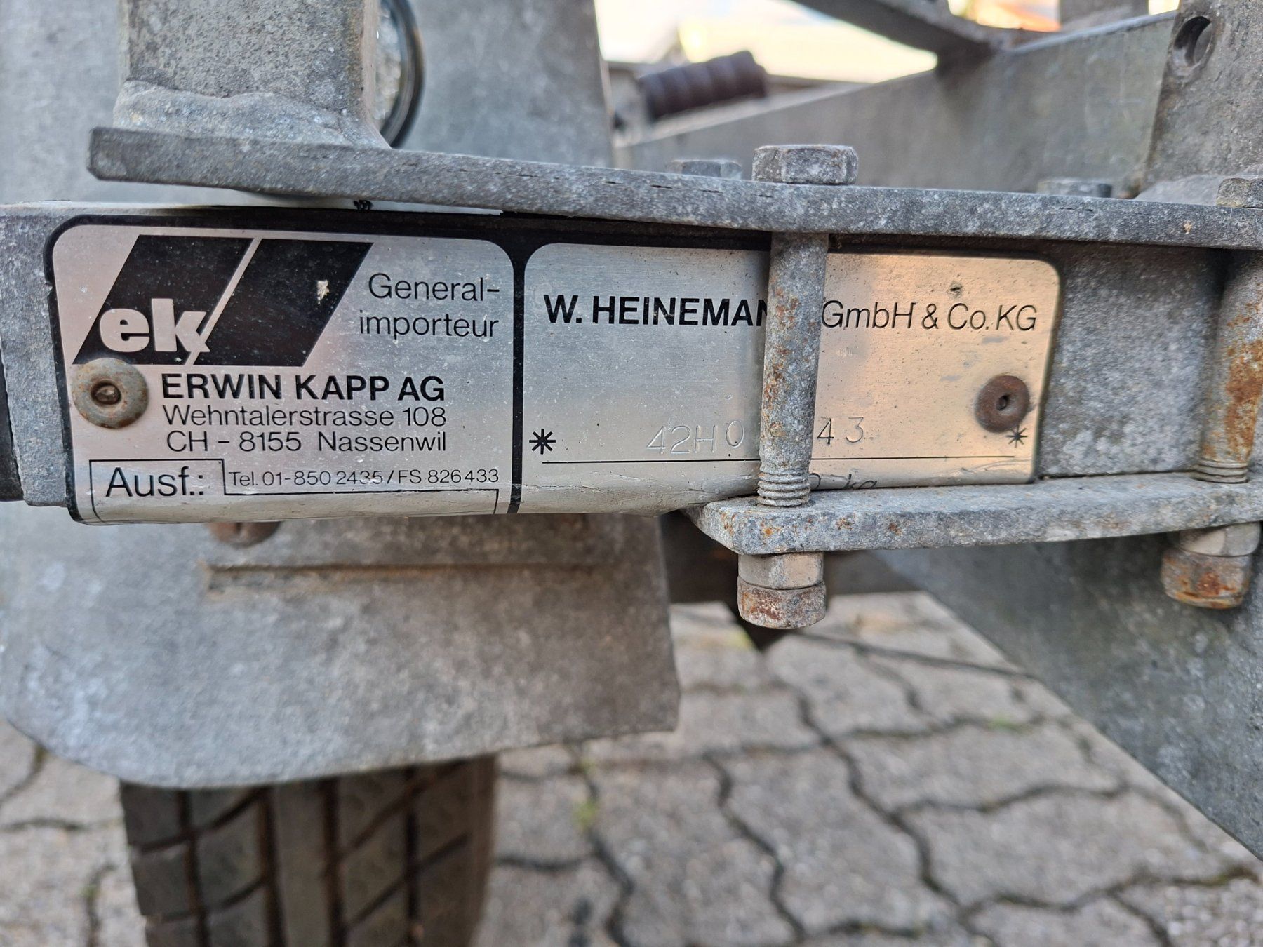 Heinemann Remorques: Bootsanhänger Heinemann BA 44 – D'occasion à Uetendorf par jumaijumai 7
