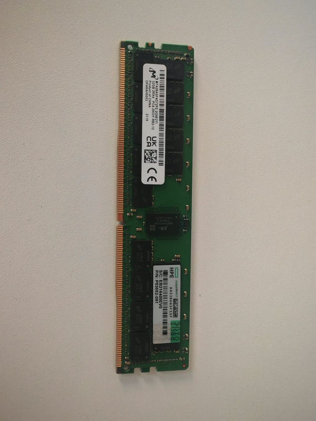 Memoria / RAM: Micron 32GB 2Rx4 PC4-2933Y-RB2-12 – Usato da Muri AG venduto da Rouvy99